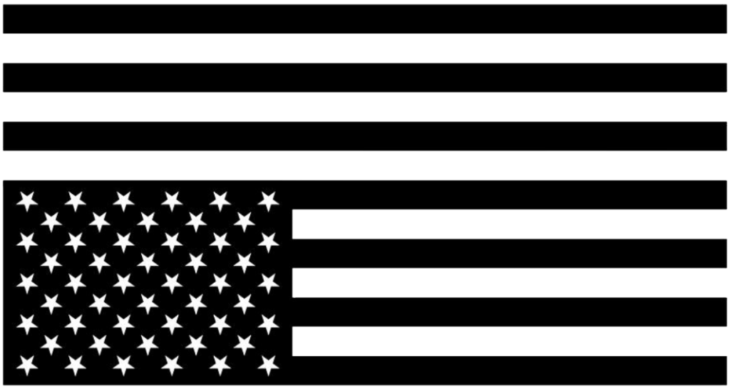 american-flag-black-white - AMERICAN VULGARIA