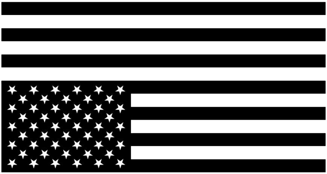 american-flag-black-white - AMERICAN VULGARIA