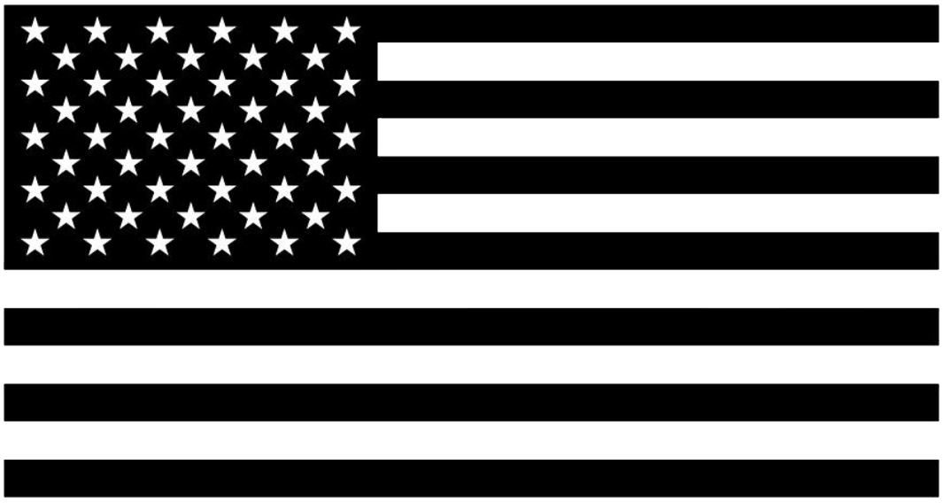 American Flag Black White ⋆ American Vulgaria