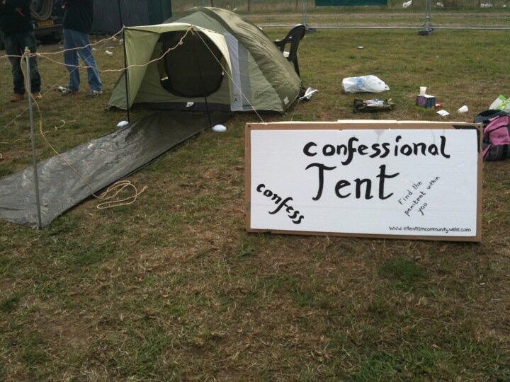 confessional tent