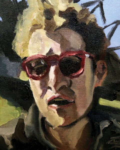 Dakota Proctor Self-Portrait Painting